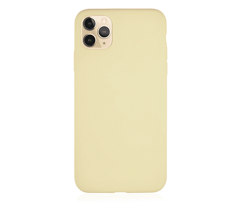Чехол для смартфона vlp Silicone Сase для iPhone 11 Pro Max, желтый